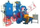 Heavy Structural Steel Roller Conveyor Shot Blast Line