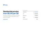 HProxy: residential proxies from $0.44 per GB